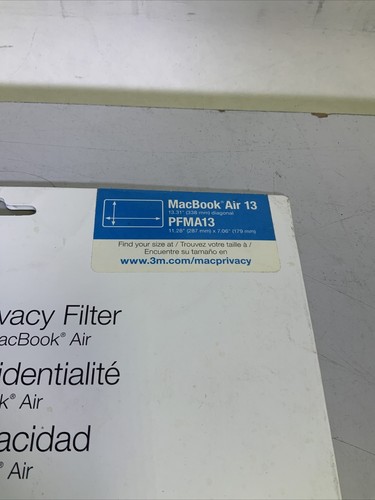 M Privacy Filter for 13" Apple MacBook Air PFMA13 - NG D1F - Picture 2 of 4