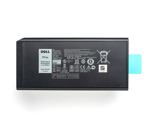 ASKC 97Wh X8VWF Laptop Batterie pour Dell Latitude 14 Rugged