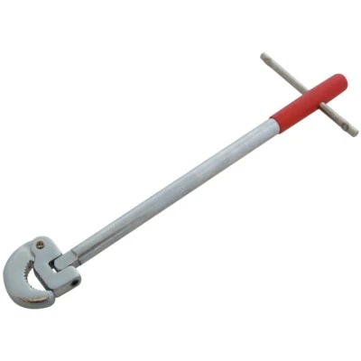 11" Adjustable Basin Wrench With Swivel Head Tap Spanner Plumbing Sink Tool - Image 1 of 2
