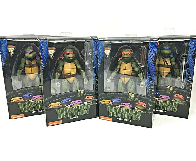 teenage mutant ninja turtles 90's movie action figure bundle