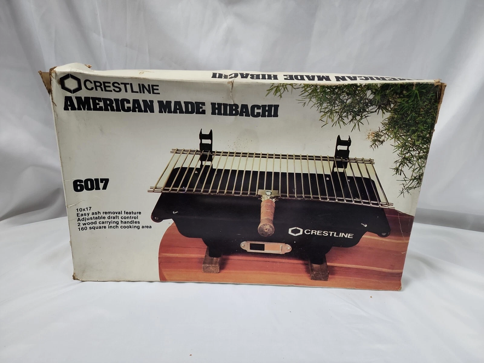 Hibachi Crestline Portable Grill Model 6017 Tabletop Outdoor 10'X17" Made in USA
Opens in a new wind