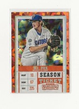 2017 Contenders Draft Picks Season Cracked Ice Ticket #20/23 AJ Puk 