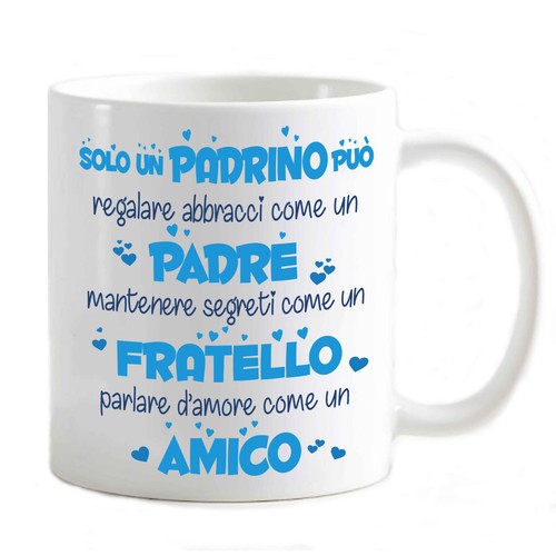 Tazza personalizzata abbracci Nonna Zia Madrina Madre Sorella Amica NATALE - Foto 8 di 34