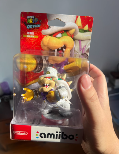 Amiibo Super Mario Odyssey Bowser Wedding Outfit Figurine Sealed Box Nintendo - Picture 4 of 4