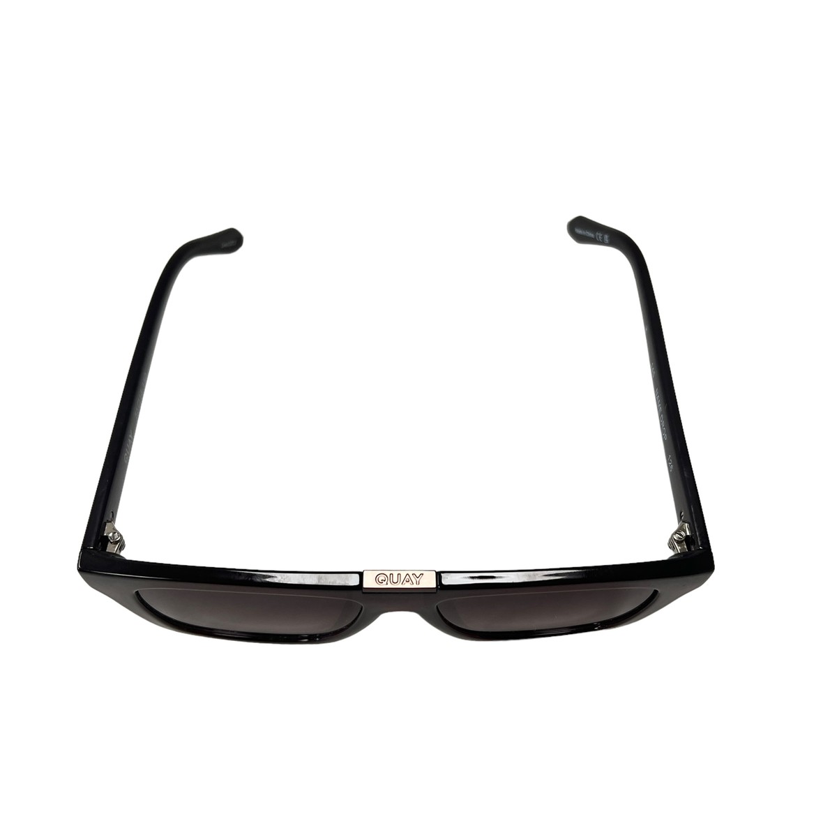Quay Australia Name Drop Square Sunglasses Chocolate Dark 