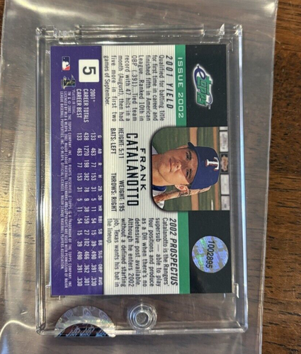 2002 eTopps 8 Card Lot Sealed Catalanotto Glavine Zito Mulder Hunter Manny x2 - Picture 4 of 18