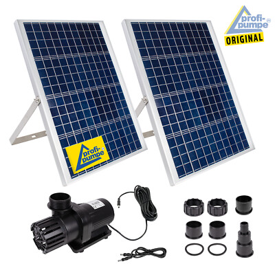 SOLAR TEICHPUMPE SOLAR PUMPE TEICHBELÜFTER BRUNNEN GARTEN BACHLAUF WASSERSPIEL 