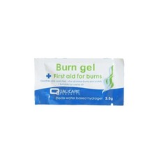 Qualicare Sterile Burn Gel Sachet 3.5g, Cooling, soothing relief  - Box of 25