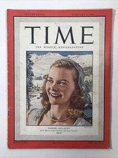 Time Magazine February 2, 1948 Barbara Ann Scott -full magazine