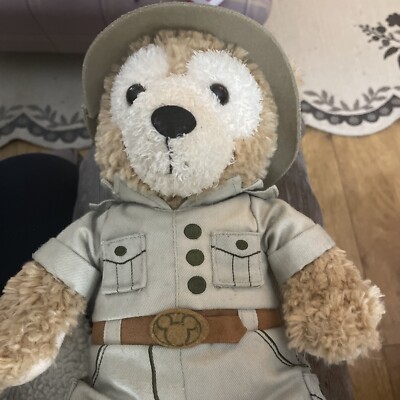 Disney Parks Duffy Der Disney Bär verstecktes Mickey Safari Outfit 12 Zoll Plüsch Teddy