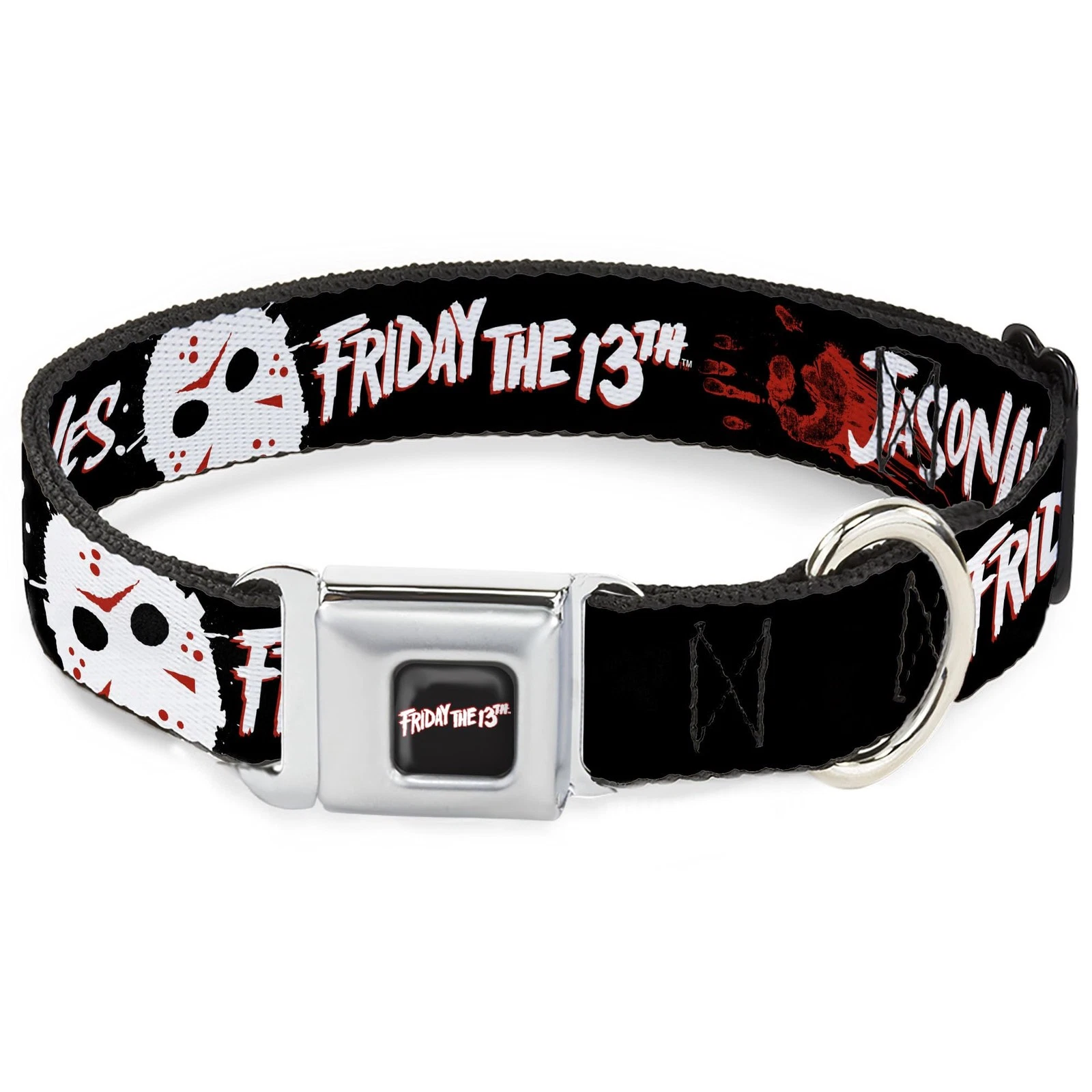 Warner Bros. Horror Movies Pet Collar, Dog Collar Metal Seatbelt Buc (US IMPORT)