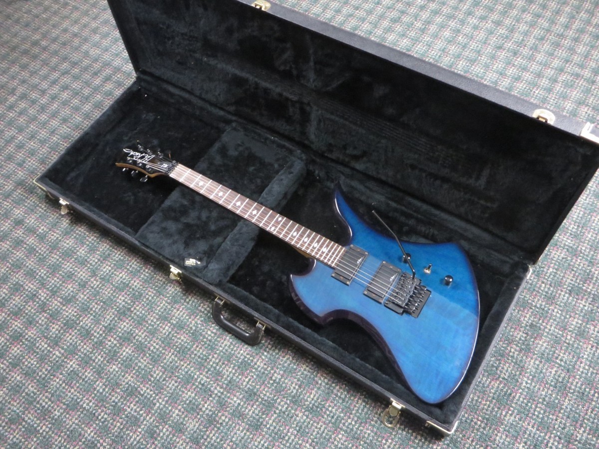 1994 B.C. Rich N.J. Series Mockingbird Blue Flame! w/BC Rich