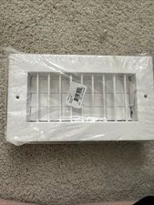 Hart Cooley 8210804W075002 Floor Vents White Metal