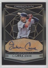 2019 Chronicles Obsidian Electric Etch Orange Prizm 11/25 Jake Cave Auto 1r5