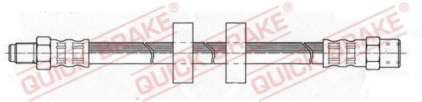 Bremsschlauch Quick Brake 32.205 FüR Audi 86 80 Polo VW Derby 86C 2 Classic 86CF-image