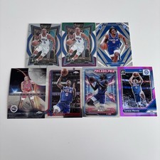 Tyrese Maxey Card Lot Of 7 Topps Chrome Panini Select Optic Phoenix