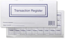 Checkbook Registers for Personal Checkbook, Ledgers, 2025-2026-2027, Pack of 10
