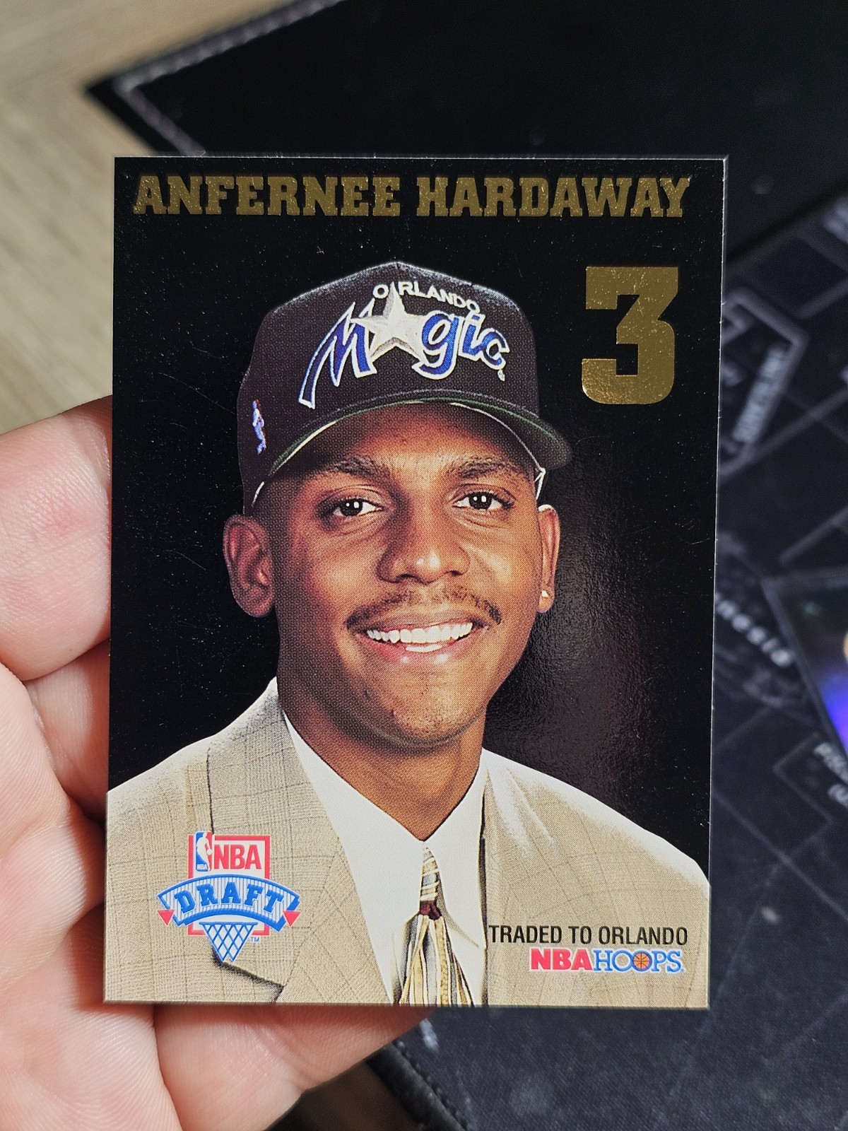 1993-94 Hoops Anfernee Hardaway NBA Draft Lottery Pick Exchange RC #LP3 Magic