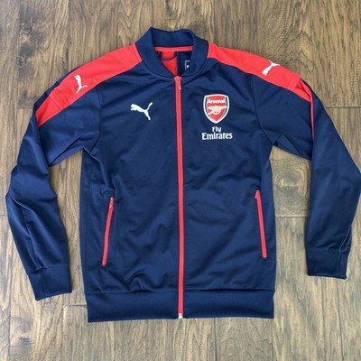 ARSENAL LONDON 2015/2016 FOOTBALL TRACK TOP JACKET TRAINING PUMA Men s Small