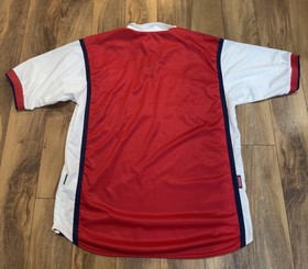Vintage Arsenal 1999-2000 Home Shirt Nike Dreamcast Size Large Authentic Rare
