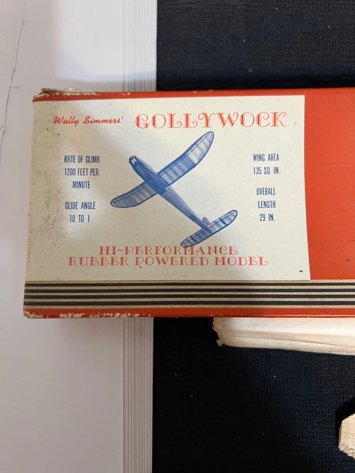 RARE VINTAGE 1940’s Midwest GOLLYWOCK Model S-1 kit in original box. No Plans - Image 4 of 4