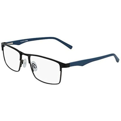 NEW FLEXON JUNIOR  J4002 001 Black Eyeglasses 50mm with Titanium Bridge & Case
