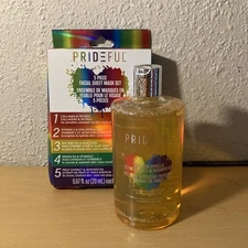 Prideful Bath & Shower Gel, Tahitian Vanilla Scent 16 fl. oz FREE 5PC FACE MASKS