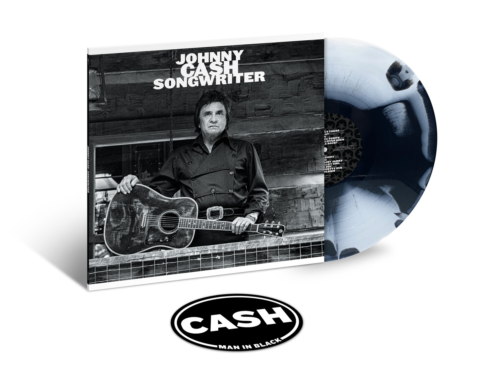 Johnny Cash 'Songwriter' LP Black & White Vinyl NEW SEALED