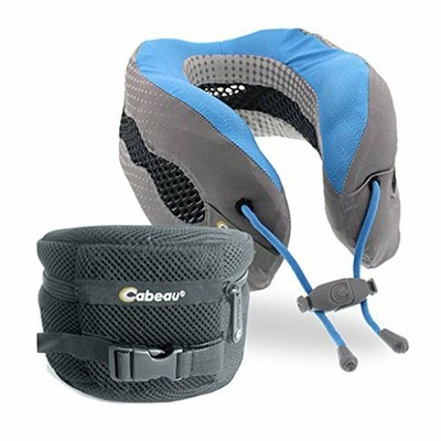 Cabeau Evolution Cool Neck Pillow Travel Support Comfort Adjustable Memory Foam