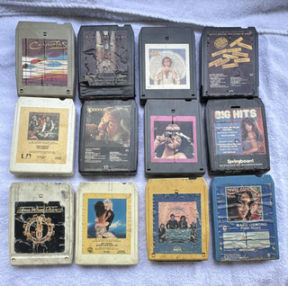 8 Track Tape Lot Kenny Rogers Rod Stewart Donna Summer Marie Osmond Carpenters