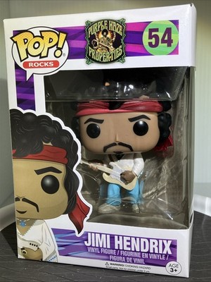 VAULTED NIB Funko Pop! Rocks: Jimi Hendrix Woodstock Purple Haze #54