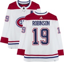 Larry Robinson Montreal Canadiens Autographed White Adidas Jersey