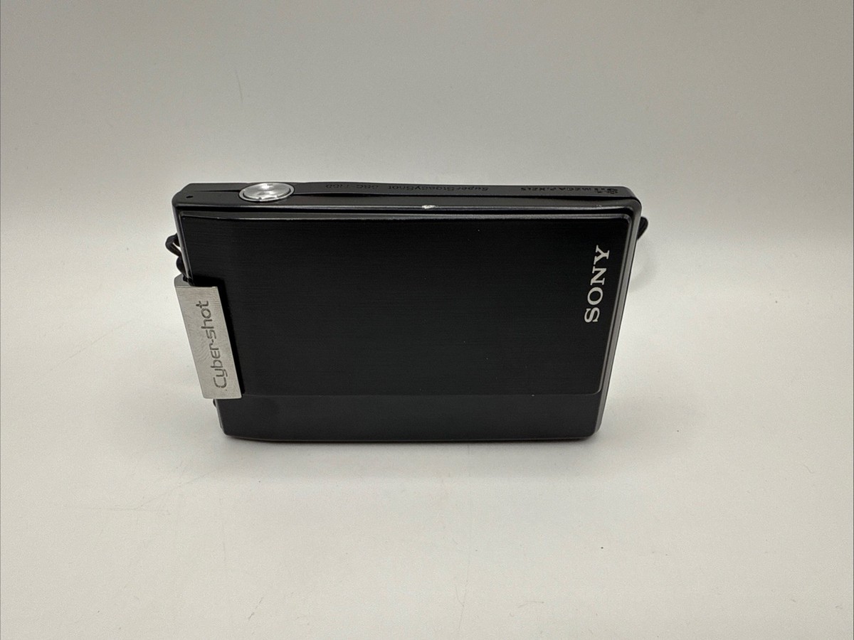 Sony Cyber-shot DSC-T100 8.1MP Digital Camera - Black for