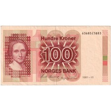 [#336397] Norwegen, 100 Kroner, SS