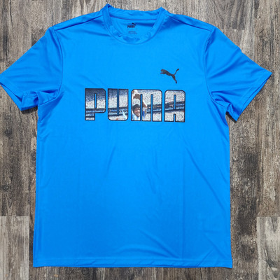 古着　ヴィンテージ　PUMA Temps&Co. 青シャツ s-l400.jpg