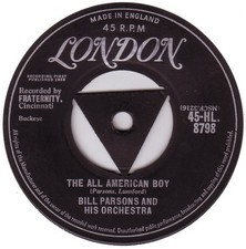 Bill Parsons And His Orchestra - The All American Boy, 7