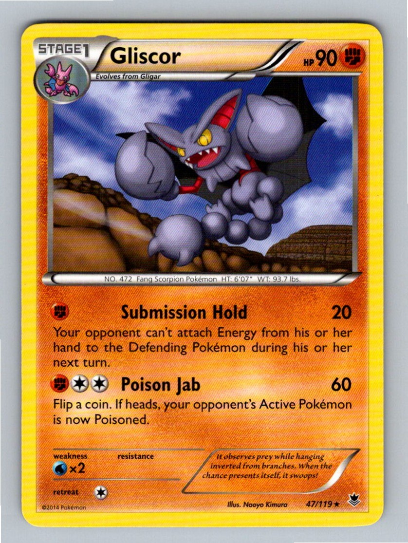 Gliscor Rare XY - Phantom Forces 47/119 LP