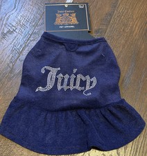 Juicy Couture Velour Dog Dress Size XS/S NEW WITH TAGS