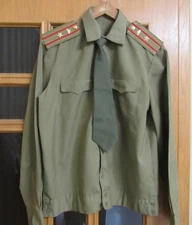 SOVIET MILITARY UNIFORM EVERYDAY SHIRT of MAJOR TANK MAN size 54