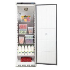 Polar CD612 Catering Fridge 400Ltr Larder Upright White Single Door
