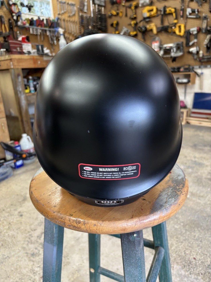 Bell Rogue Motorcycle Helmet Matte Black : Large | eBay
