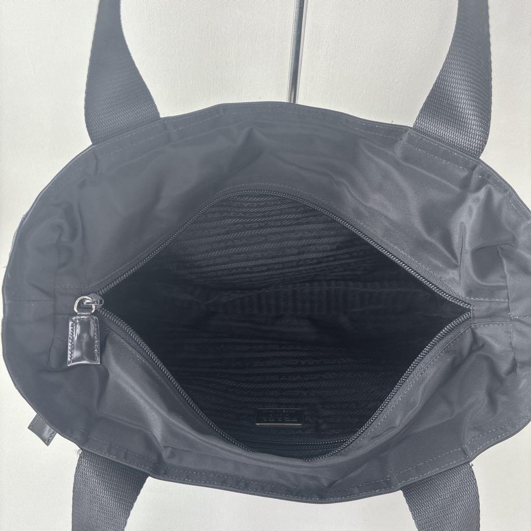 PRADA Black Nylon Shoulder Bag A4 Compatible for Commuting School Mom Bag thumbnail 6