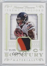 2015 National Treasures Century Materials Holo Silver 21/25 Jeremy Langford 0a9