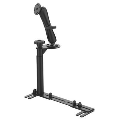 RAM  No-Drill  Universal Vehicle Floor Mount with Double Ball Mount
