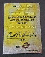 Las mejores ofertas en Walking Dead con dibujo Tarjetas de