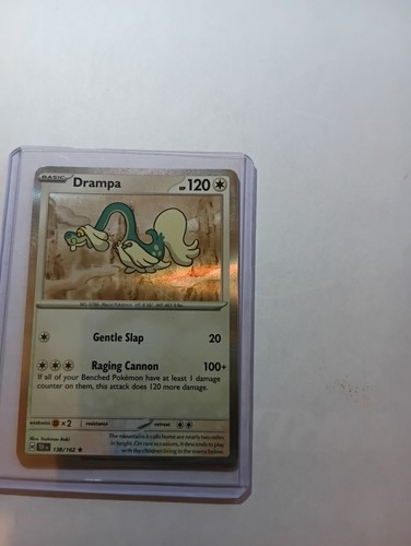 Drampa 138/162 Rare Temporal Forces Pokemon Holo Near Mint