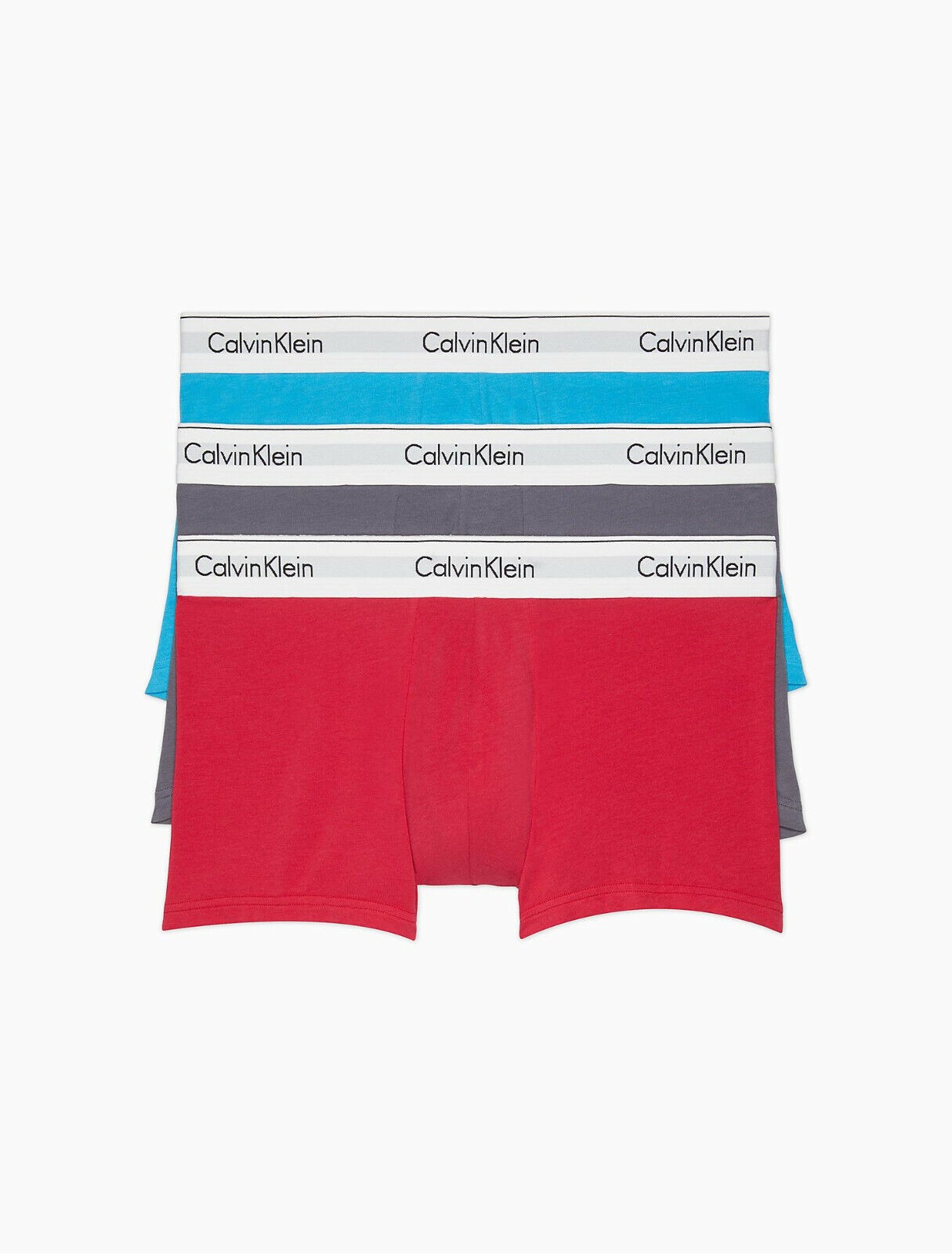 Calvin Klein Mens NB2380681 Modern Cotton Stretch 3 Pack Trunk Size XL 6990₽