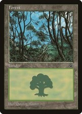 Forest (153) - Medium Play MTG Portal Second Age
