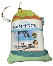 Tree Anchored Lounge Hammock Indoor/outdoor NEW In Bag