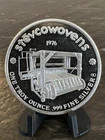 1976 Engelhard Stevcoknit 1oz Fine Silver .999  1000 Mintage